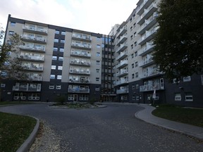 The Fontainebleau Towers, located at 2455 Rivard Ave., in Windsor, is seen on Oct. 16, 2017.