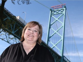 Tammy Dewhirst, president of the Architectural Conservancy of Ontario, Windsor-Essex branch, would like to see the Ambassador Bridge turned into a public park with plenty of green space. Tearing down the bridge "would be a great loss — it's definitely part of the Windsor landscape.”