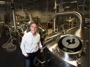 Calgary-based Big Rock Brewery CEO Wayne Arsenault poses for a photo at their location in Toronto on Tuesday, October 3, 2017.