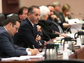 Coun. Bill Marra speaks during Windsor's city hall meeting on Oct. 16, 2017.