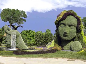 Gatineau’s Jacques Cartier Park features spectacular living art (MosaiCanada) until Oct. 15 thanks to Mosaiculture, which blends horticulture, paint and sculpture.