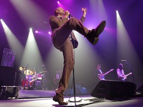 Gord Downie, lead singer for the band Tragically Hip, performs at the Colosseum at Caesars Windsor on July 5, 2012.