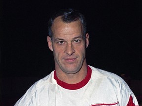 Gordie Howe of the Detroit Red Wings, known widely as Mr. Hockey, is shown in a November 1967 file photo. THE CANADIAN PRESS/AP