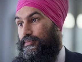Federal NDP leadership candidate Jagmeet Singh is photographed in Ottawa on Sept. 19, 2017.