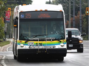 A Transit Windsor bus is shown on Malden Rd. in LaSalle, on Oct. 4, 2017.