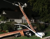 One person was injured when a car struck a hydro pole in the 400 Block of St. Pierre Street in Tecumseh in the early morning hours of Saturday, Oct. 28, 2017.