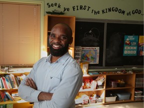 Former University of Windsor athlete and CFLer Arjei Franklin now teaches at Windsor Adventist Elementary School in Windsor.