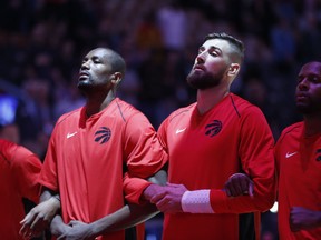 Can Serge Ibaka and Jonas Valanciunas successfully be on the court at the same time for the Toronto Raptors this season?