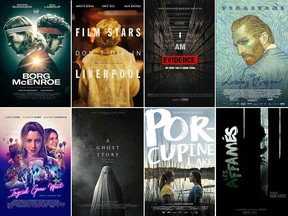 Posters for some of the 113 films to be screened in the 2017 edition of the Windsor International Film Festival, Oct. 30 to Nov. 5.
