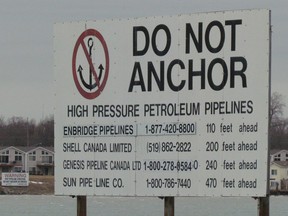 Enbridge's twin pipelines were laid in 1953 and have raised increasing concerns about the potential impacts on the Great Lakes if the 540,000-barrel-a-day pipeline were to leak.