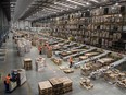 Inside Amazon's Fulfillment Centre in Peterborough, England, on Nov. 15, 2017.