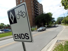 Riverside Drive East is seen in Windsor on  June 18, 2013.