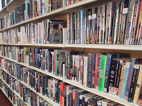 Shelves full of books at the Windsor Public Library's main branch (850 Ouellette Ave.) in March 2017.