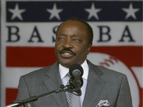 In this July 28, 2013, photo, Baseball Hall of Famer Joe Morgan speaks during ceremonies in Cooperstown, N.Y. Joe Morgan is urging voters to keep "known steroid users" out of Cooperstown. A day after the Hall revealed its 33-man ballot for the 2018 class, the 74-year-old Morgan argued against the inclusion of players implicated during baseball's steroid era in a letter to voters with the Baseball Writers' Association of America. In this July 28, 2013, photo, Baseball Hall of Famer Joe Morgan speaks during ceremonies in Cooperstown, N.Y. Joe Morgan is urging voters to keep "known steroid users" out of Cooperstown. A day after the Hall revealed its 33-man ballot for the 2018 class, the 74-year-old Morgan argued against the inclusion of players implicated during baseball's steroid era in a letter to voters with the Baseball Writers' Association of America. The letter was sent Nov. 21, 2017, using a Hall email address.