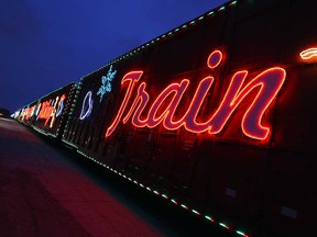 The CP Holiday Train in Windsor in 2010.