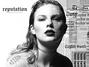 This cover image released by Big Machine shows art for her upcoming album, "reputation," expected Nov. 10. (Big Machine via AP)