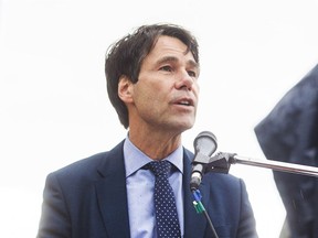 Ontario Minister of Health and Long-term Care, Eric Hoskins,  pictured Oct. 30, 2017, will be in Windsor on Friday to make an announcement about the new mega-hospital.