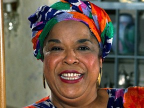 This October 1991 photo shows actress Della Reese. Reese, the actress and gospel-influenced singer who in middle age found her greatest fame as Tess, the wise angel in the long-running television drama Touched by an Angel, died at age 86. A family representative released a statement Monday that Reese died peacefully Nov. 19, 2017, in California. No cause of death or additional details were provided.