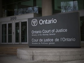 The Ontario Court of Justice is pictured on  Nov. 22, 2017.