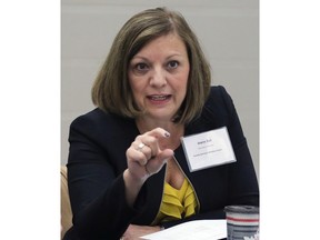 Credit counselling. Joyce Zuk, executive director of Family Services Windsor-Essex, is shown during an event on Nov. 28, 2017.