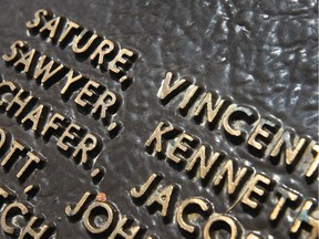 Vincent Sature is among the veterans memorialized on a Royal Canadian Air Force monument in Windsor's Dieppe Park.