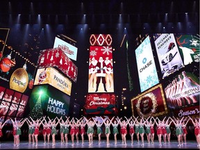 This Nov. 7, 2017 photo released by Madison Square Garden shows the dress rehearsal for the "Radio City Christmas Spectacular," currently performing through Jan. 1 at Radio City Music Hall in New York.