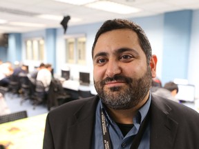 Ziad Kobti, head of the University of Windsor’s school of computer science and president of the Canadian Artificial Intelligence Association, is shown on campus Oct. 27, 2017.