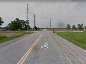 The intersection of County Roads 46 and 37 in Lakeshore is shown in this 2014 Google Maps image.