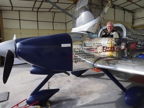 Russ Airey is shown on Dec. 19, 2017 with the plane he built and will be flying around South America in the new year raising money for the Give Hope Wings.