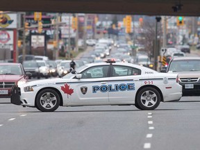 A Windsor Police Service vehicle on Howard Avenue in 2017.