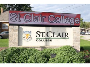 St. Clair College Cabana Road West entrance.