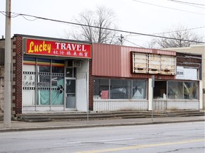 1777 University Ave. W. and 1785-1795 University Ave. W. is shown on Jan. 27, 2018. They are among six properties the city is considering taking ownership of over tax arrears.