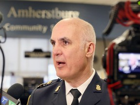 Windsor Police Chief Al Frederick, pictured in this Jan. 27 file photo, attended a hearing held by the Ontario Civilian Police Commission Tuesday to examine the proposal for Windsor Police to take over policing in the Town of Amherstburg.