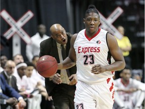 Shaquille Keith, seen in this file photo, sank the game-winning shot as the Windsor Express rallied to beat the London Lightning in the team's NBL of Canada opener on Saturday.