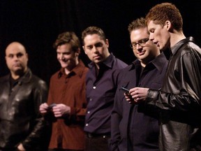 Members of the band The Barenaked Ladies Tyler Stewart, Kevin Hearn, Ed Robertson, Steven Page, and Jim Creeggan read the nominees for the 2002 Juno Awards at a press conference in Toronto on February 11, 2002. Barenaked Ladies aren't getting back together with Steven Page, but for a few minutes at the Juno Awards it might almost feel that way. Nearly a decade after the co-founder of Canada's boisterous pop buddies departed, Page has confirmed he'll stand alongside Ed Robertson and his bandmates as they're inducted into the Canadian Music Hall of Fame.