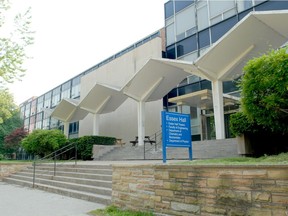 File photo of Essex Hall at the University of Windsor.