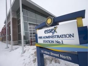 The Essex Fire Administration Station No.1 in Essex is picture, Wednesday, Jan. 10, 2018.