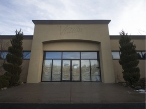 The former Veteran Plumbing building, adjacent to Families First funeral home, is pictured on Jan. 11, 2018. There are plans on converting the building into a reception area.