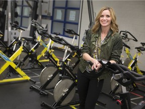 University of Windsor human kinetics professor Krista Chandler is shown in a fitness room at the university, Jan. 31, 2018.