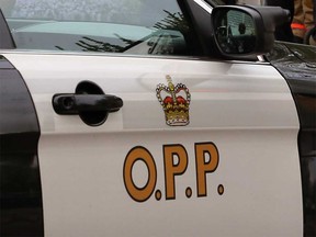 An Essex County OPP vehicle.