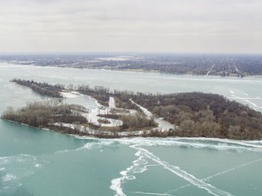 Peche Island is pictured Thursday, January 25, 2018.