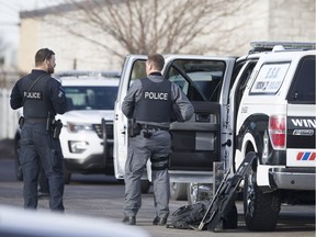 Windsor Police make an arrest at the Howard Johnson Plaza Hotel, Friday, January 26, 2018.