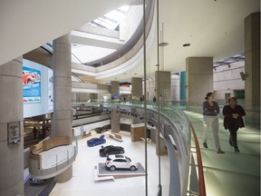 The interior of the Renaissance Center in Detroit is pictured  on Jan. 4, 2018.