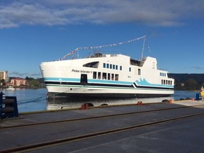The Pelee Islander II is nearing completion.     Photo courtesy of the Ministry of Transportation