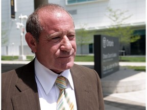 Lawyer Paul Esco stands outside Windsor court in 2011.