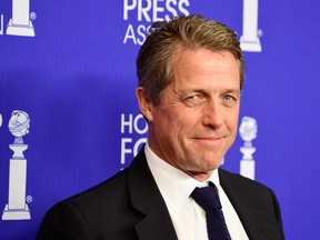 Actor Hugh Grant attends the Hollywood Foreign Press Association's Grants Banquet at the Beverly Wilshire Four Seasons Hotel on August 4, 2016 in Beverly Hills, California.