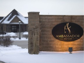 Ambassador Golf Club is pictured Monday, February 6, 2018.