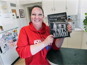 Shelley Campbell found she wasn't alone through the Crossroads: Centre for Personal Empowerment organization and its co dependency support group for women. She is shown with the book at the Ottawa St. location on Friday, Feb. 16, 2018.