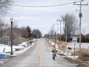 Land slated for development is pictured at the intersection of Fryer Street and Lowes Sideroad in Amherstburg on Feb. 16, 2018.