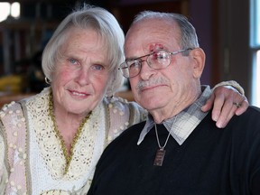Wendy and John Krestick are shown at their Essex, Ont. home on Feb. 18 2018. John lives with Alzheimer's and the couple has been married for 48 years.
